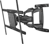 Peerless - SmartMount Articulating Wall Arm for Most 37" - 71" Flat-Panel TVs - Extends 27-5/8" - Black