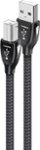 AudioQuest - Carbon 4.9' USB A/B Cable - Black/Gray