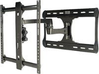 Sanus - Full-Motion TV Wall Mount for Most 37" - 65" Flat-Panel TVs - Extends 28" - Black