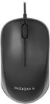 Insignia - USB Optical Mouse - Black/Gray