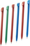 Insignia - 3DS Multicolor Styluses for New Nintendo 3DS XL, 3DS XL and 2DS (6-Pack) - Multi