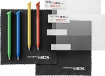 Insignia - Screen Protector & Stylus Kit for New Nintendo 3DS XL and 3DS XL - Multi