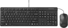 Insignia - USB Keyboard and USB Optical Mouse - Black