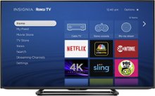 Insignia - 55" Class (54.5" Diag.) - LED - 2160p - Smart - 4K Ultra HD TV - Roku TV - Black