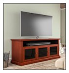 Salamander Designs - A/V Cabinet for Most Flat-Panel TVs up to 75" - Warm Cherry Wood