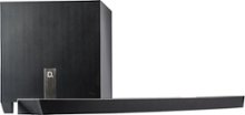 Definitive Technology - W Studio Micro 3.1-Channel Soundbar with 8" Wireless Subwoofer and Wi-Fi Music Streaming - Brushed Aluminum