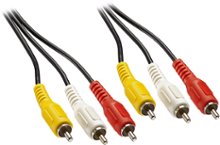 Insignia - 6' Composite A/V Cable - Black