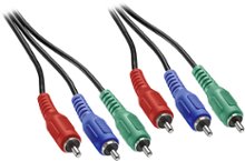 Insignia - 6' Component Video Cable - Black