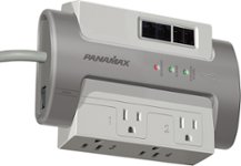 Panamax - 4-Outlet Surge Protector - Gray