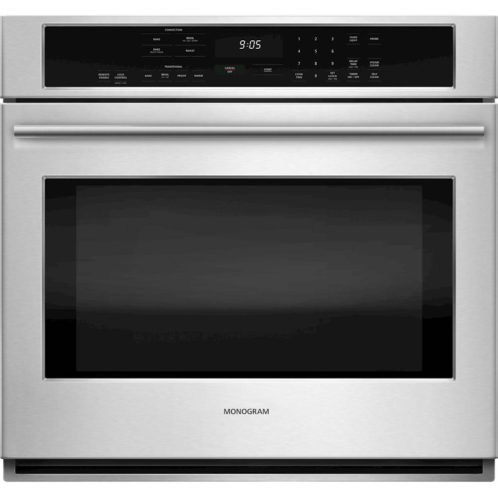 Monogram 30" Single Electric Convection Wall Oven Stainless steel