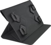 Insignia - FlexView Folio Case for Most 8" Tablets - Black