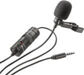 Insignia - Omnidirectional Lapel Microphone - Black