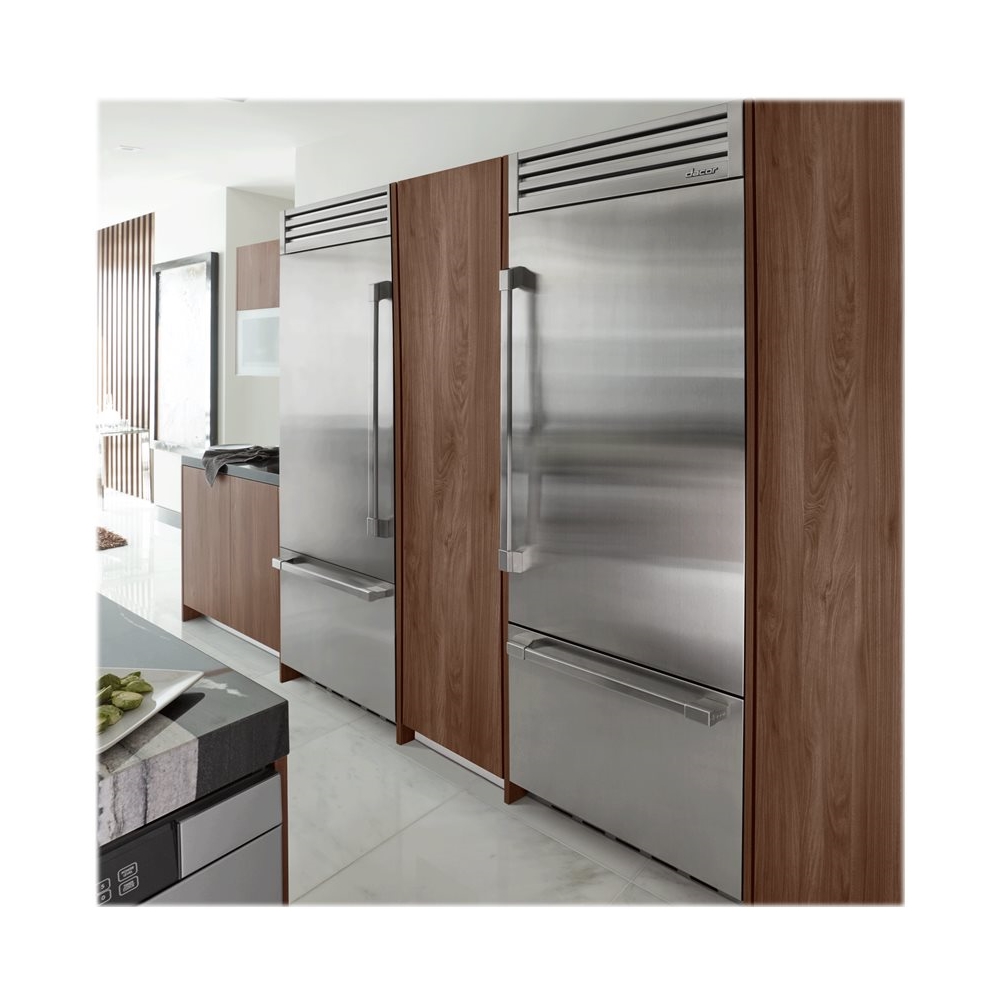 Dacor - Discovery 15.5 Cu. Ft. Bottom-Freezer Built-In Refrigerator - Stainless steel - Alt_View_Standard_12