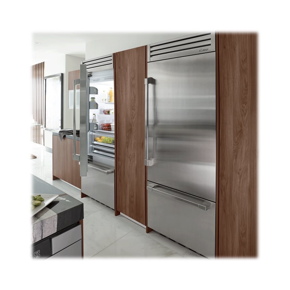 Dacor - Discovery 15.5 Cu. Ft. Bottom-Freezer Built-In Refrigerator - Stainless steel - Alt_View_Standard_12