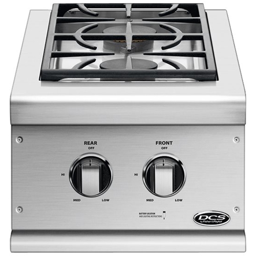 DCS - Professional 14.6" Gas Cooktop - Stainless steel - Front_Standard