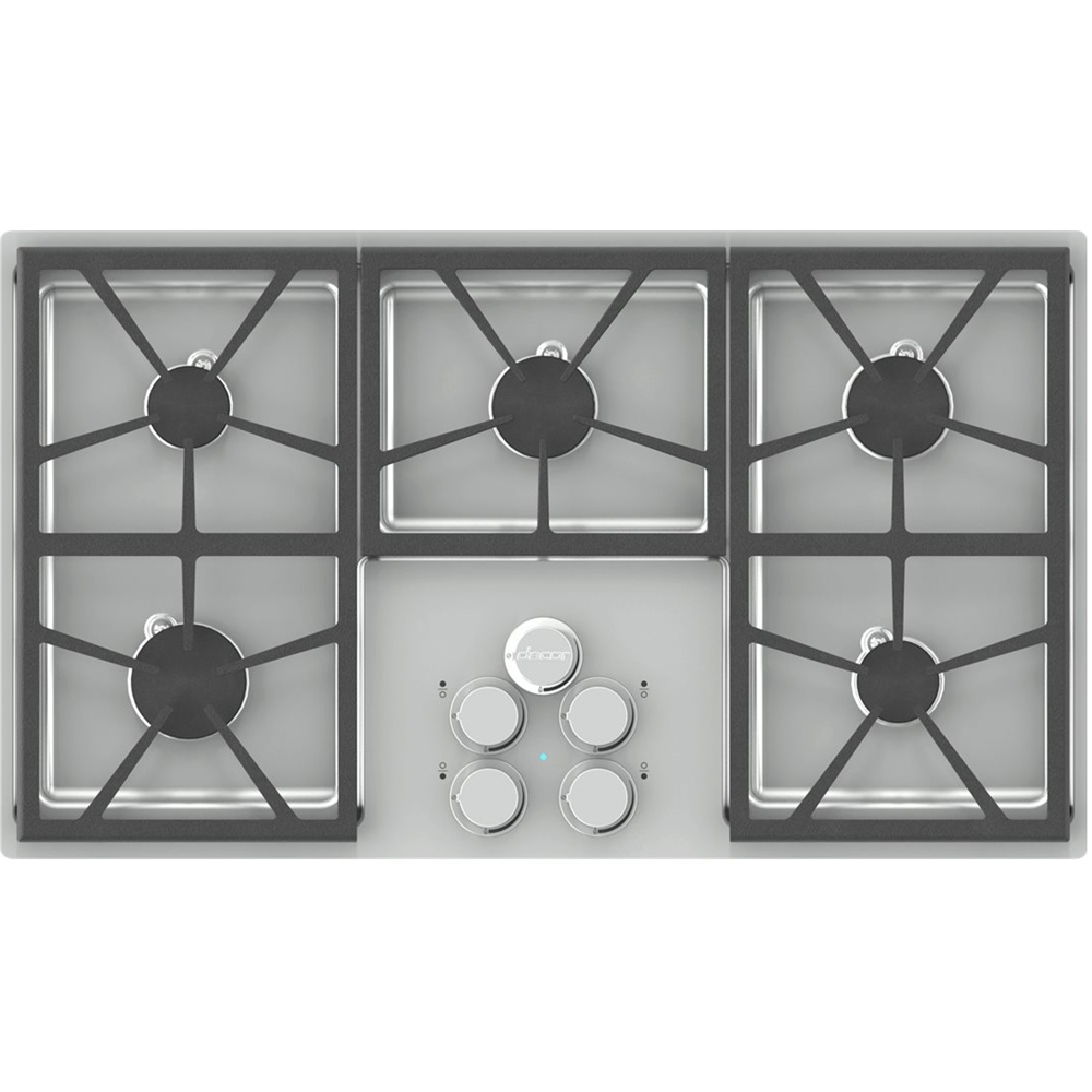 Dacor - Distinctive 36" Gas Cooktop - Stainless steel - Front_Standard