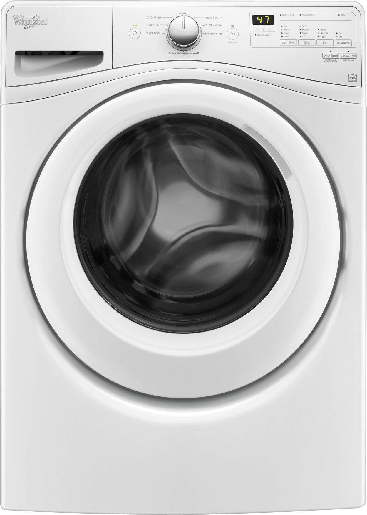 How do you know what setting to wash your clothes on the front loader washers?