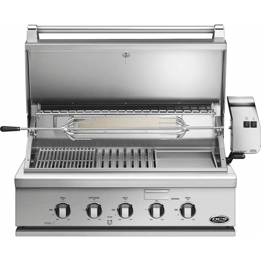 DCS - Traditional 36" Built-In Gas Grill - Brushed Stainless Steel - Angle_Zoom