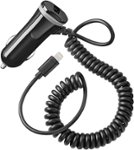 Insignia - Apple MFi Certified 15W Vehicle Charger with Lightning Cable and USB Port - Black