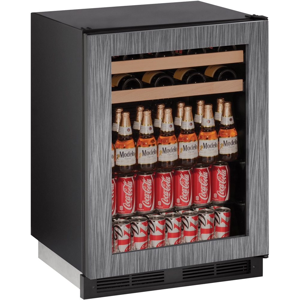 ULine 1000 Series 105Can BuiltIn Beverage Cooler Black at