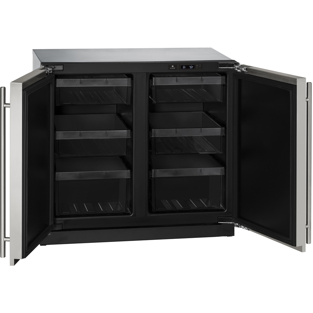 U-Line - Modular 3000 Series 6.9 Cu. Ft. Built-In Compact Refrigerator - Stainless steel - Alt_View_Standard_13