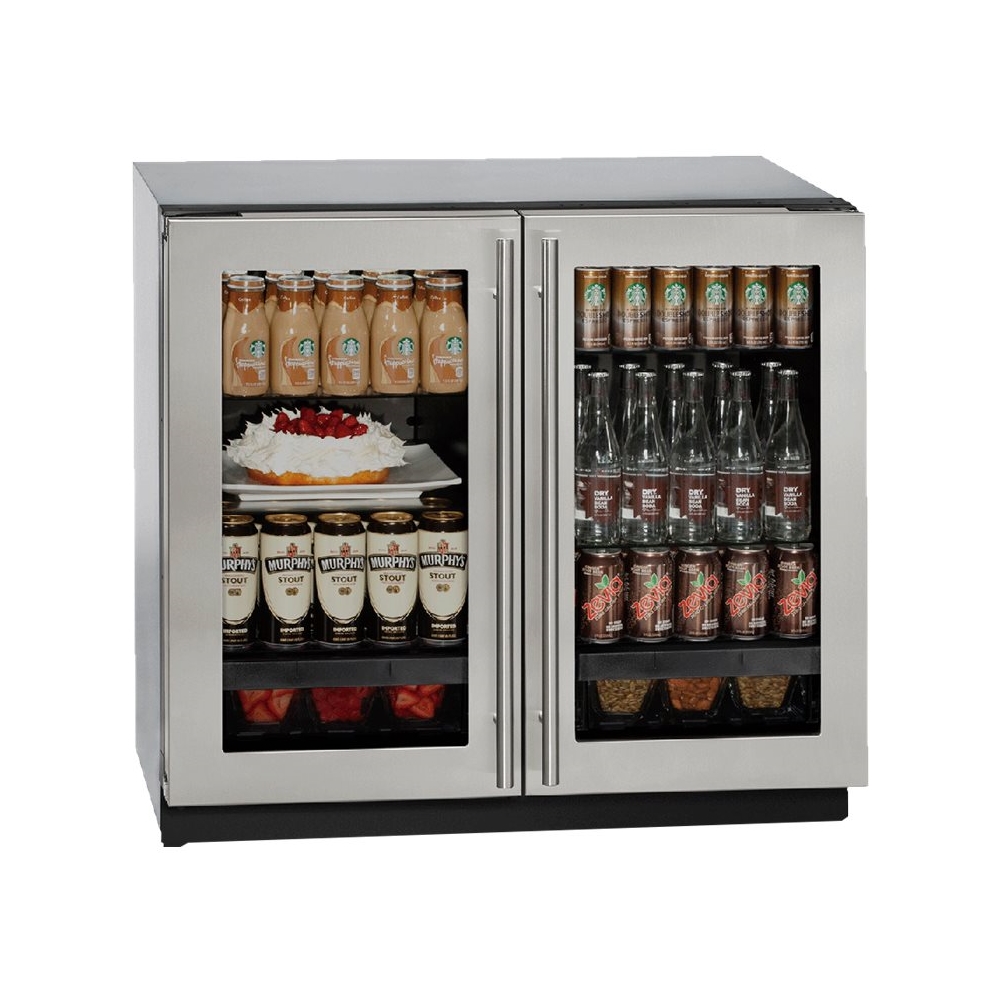 U-Line - Modular 3000 Series 6.9 Cu. Ft. Built-In Compact Refrigerator - Stainless steel - Alt_View_Standard_11