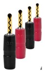 AudioQuest - Speaker Wire Terminations (4-Pack) - Red/Black