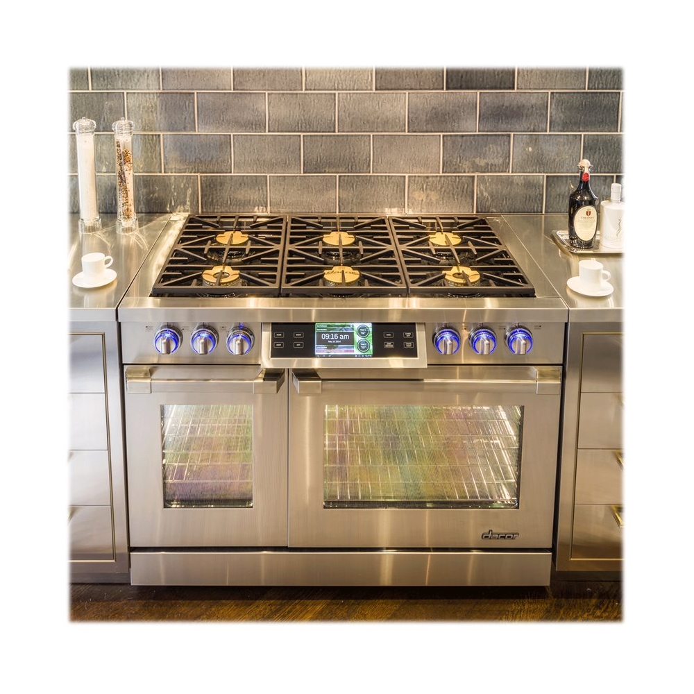 Dacor - Self-Cleaning Freestanding Double Oven Dual Fuel Convection Range - Stainless steel - Alt_View_Standard_13