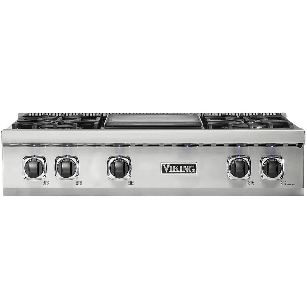 Viking Professional 5 Series 35.9" Gas Cooktop Stainless steel at