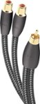 AudioQuest - FLX-X Male-to-Female RCA Splitter - Black