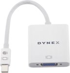 Dynex - Mini DisplayPort-to-VGA Adapter - Gray