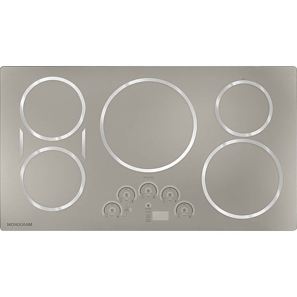 Monogram 35.8" Electric Induction Cooktop Silver at Pacific Sales