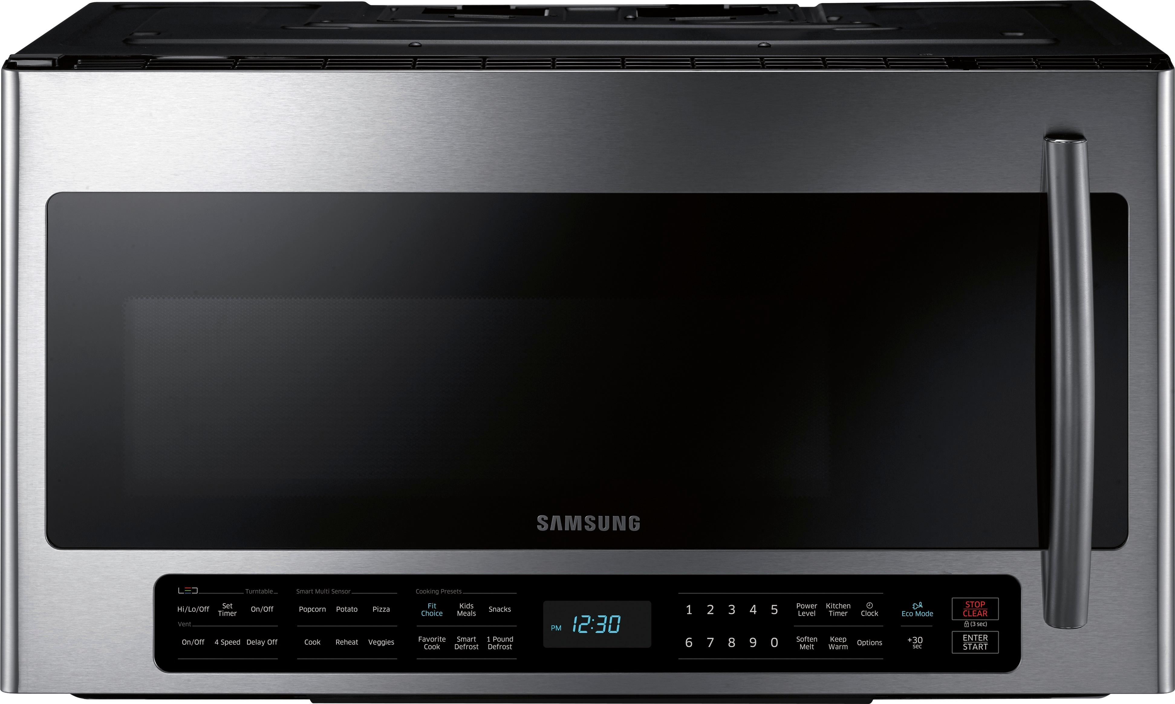 Over The Range Microwaves Pacific S Samsung 2 1 Cu Ft Over The Range Microwave Stainless Steel