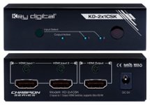 Key Digital - Champion Series 4K HDMI Switcher - Black