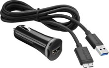 Insignia - USB Car Charger for Most Micro USB 3.0 Mobile Devices