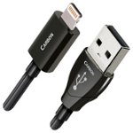 AudioQuest - Carbon 9.8' Lightning-to-USB Charge-and-Sync Cable - Black