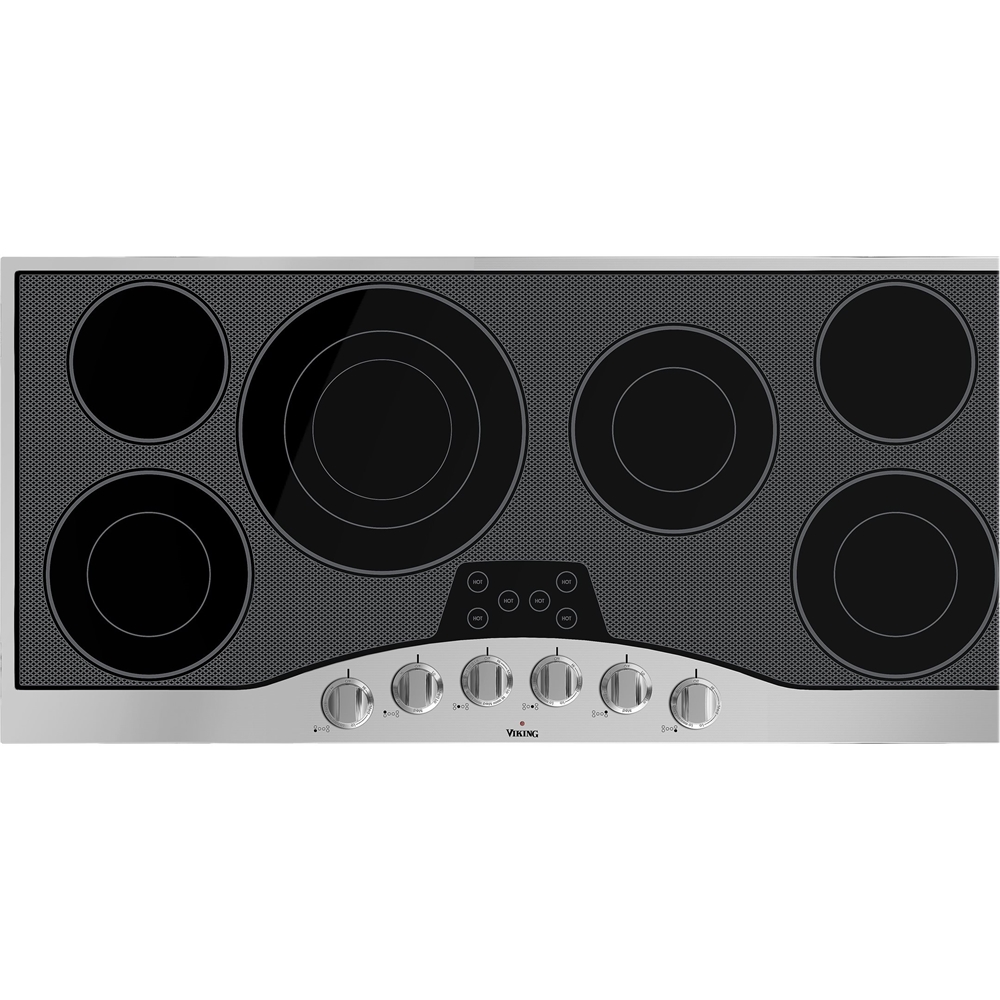 Viking 44.9" Electric Cooktop Black/stainless steel at Pacific Sales