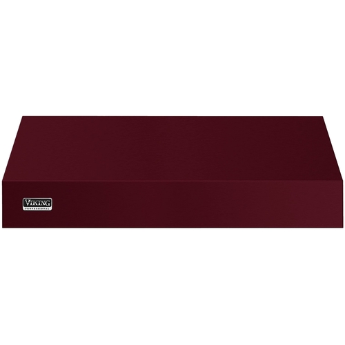 Viking Professional - 36"W./12"H. VWH Wall Hood w/Ventilator - Burgundy - Front_Standard