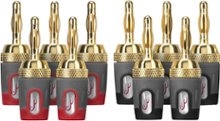 Rocketfish - Banana Plugs (10-Pack) - Multi