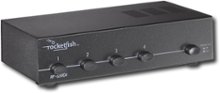 Rocketfish - 4-Pair Stereo Speaker Selector - Black